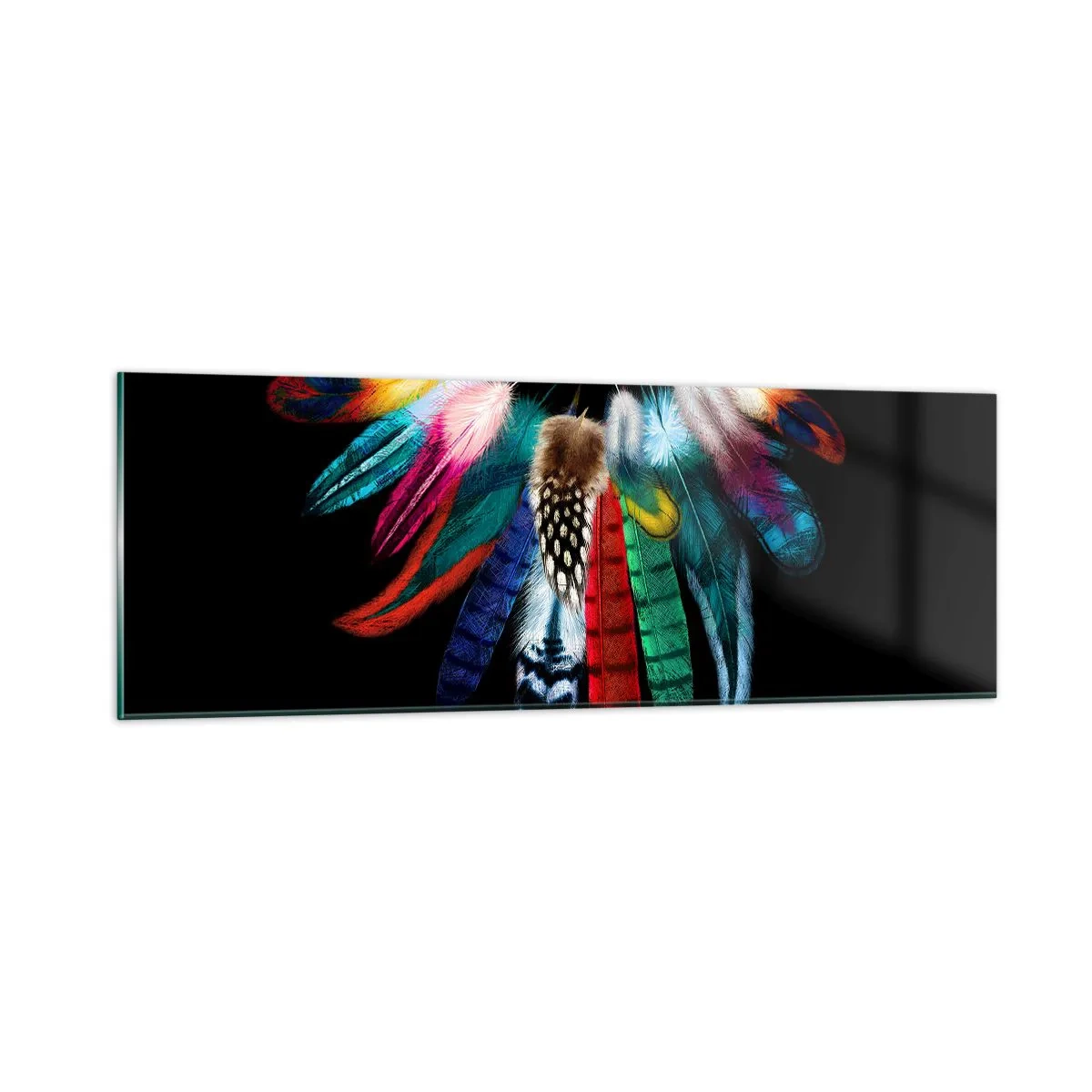 Glass picture - Indian Necklace - 90x30 cm