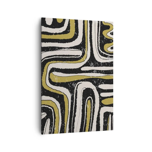 Canvas picture - Compositions: Tracks and Alleys - 70x100 cm