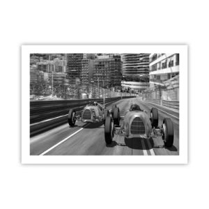 Poster - Long Time Ago in Monte Carlo - 70x50 cm