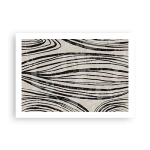 Poster - Spillover of Lines - 70x50 cm