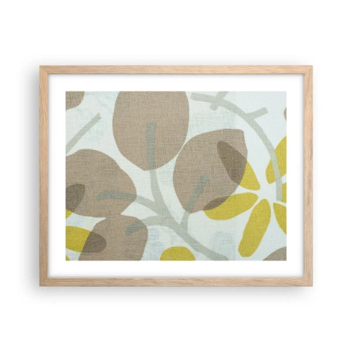 Poster in light oak frame - Composition in Full Sunlight - 50x40 cm