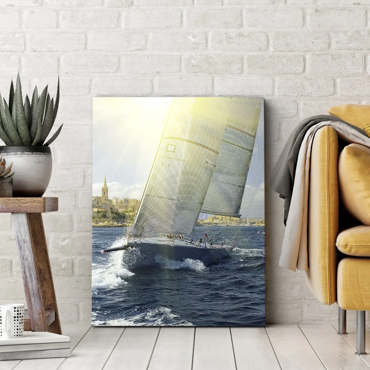 Canvas picture - Time to Leave the City - 55x100 cm