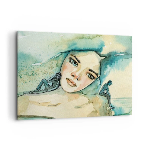 Canvas picture - Am I Blue? - 100x70 cm