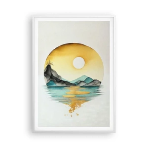 Poster in white frmae - In the Circle of Beauty - 70x100 cm