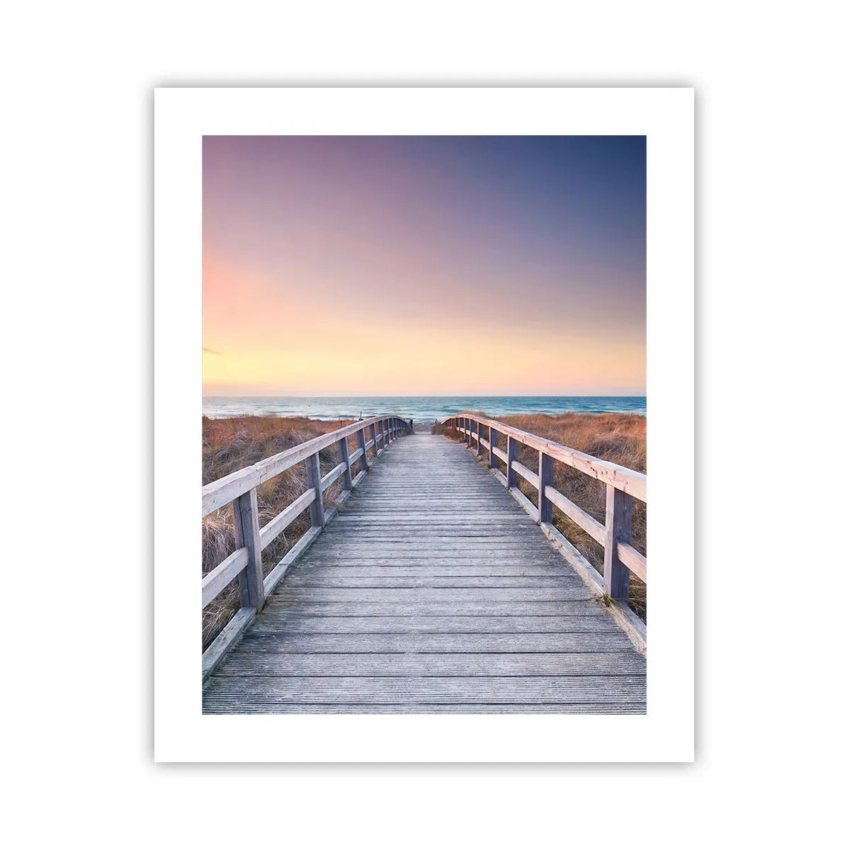 Poster - Baltic Evening Aurora - 40x50 cm
