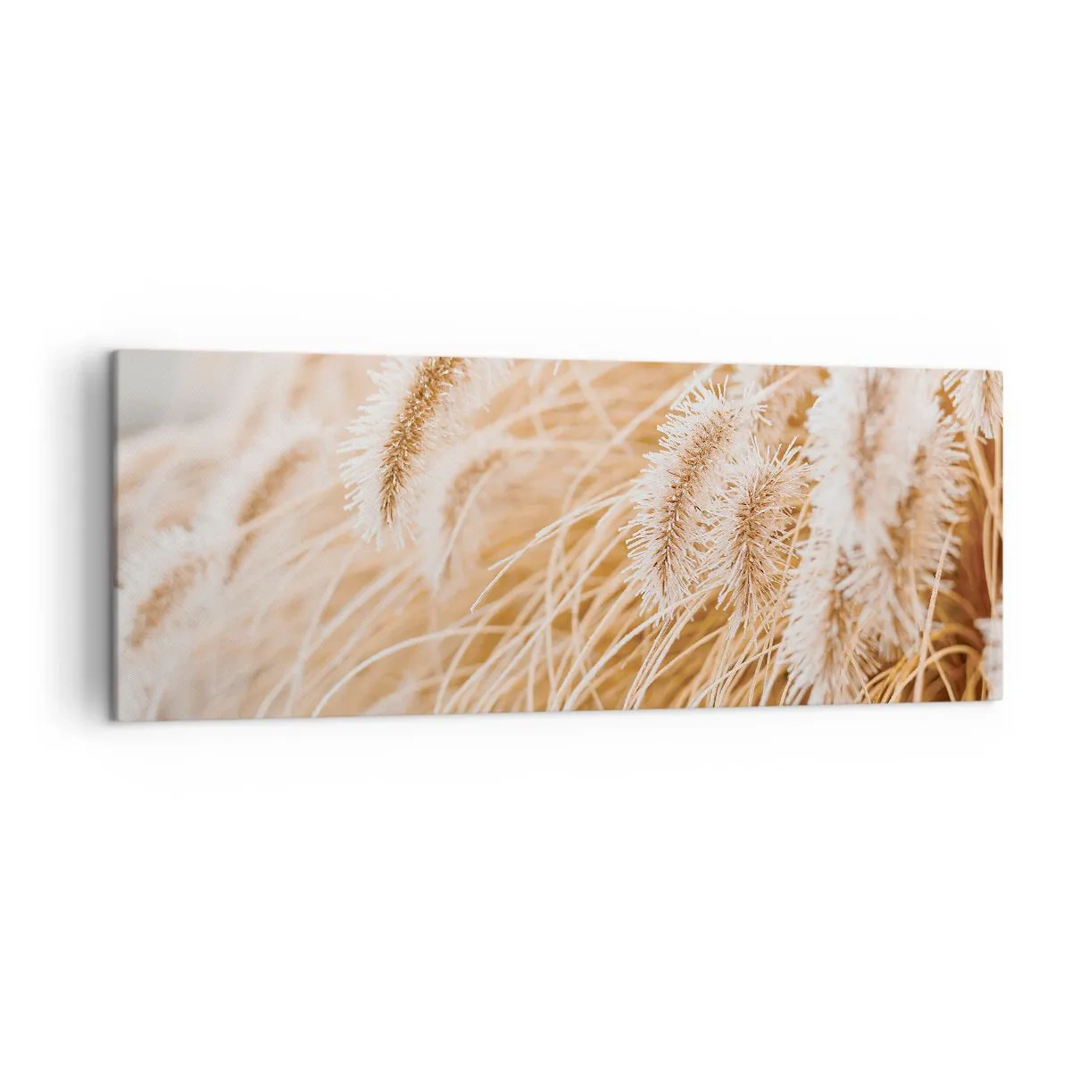 Canvas picture - Golden Rustling of Grass - 140x50 cm