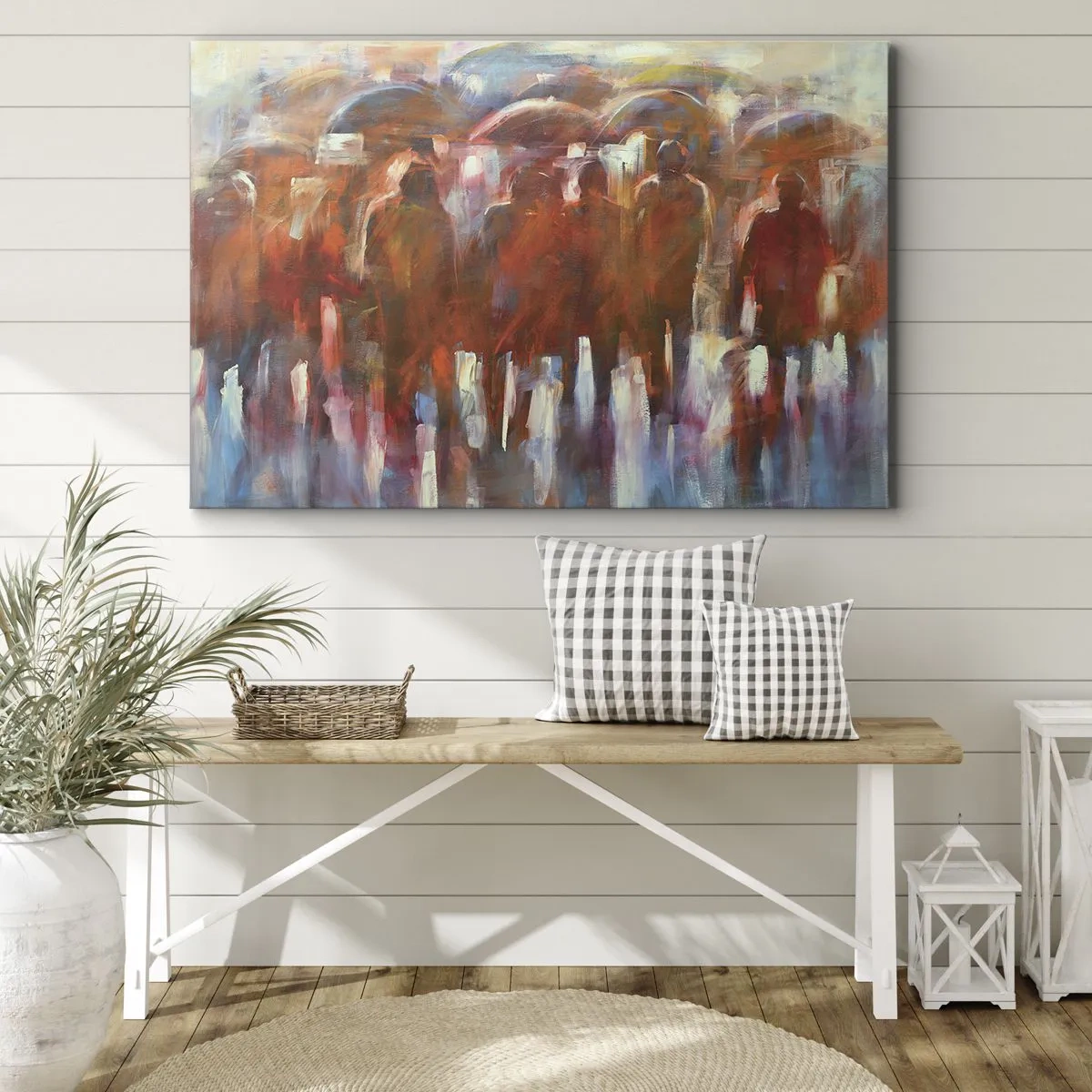 Canvas picture - Equal in Rain and Fog - 120x80 cm