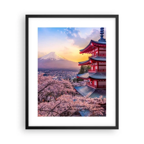 Poster in black frame - The Essence of Japanese Spirit - 40x50 cm