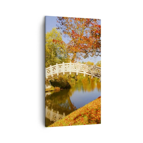 Canvas picture - On a White Bridge of Sighs - 45x80 cm