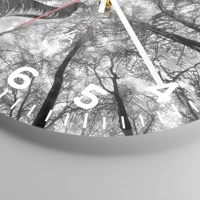 Clock face with numbers