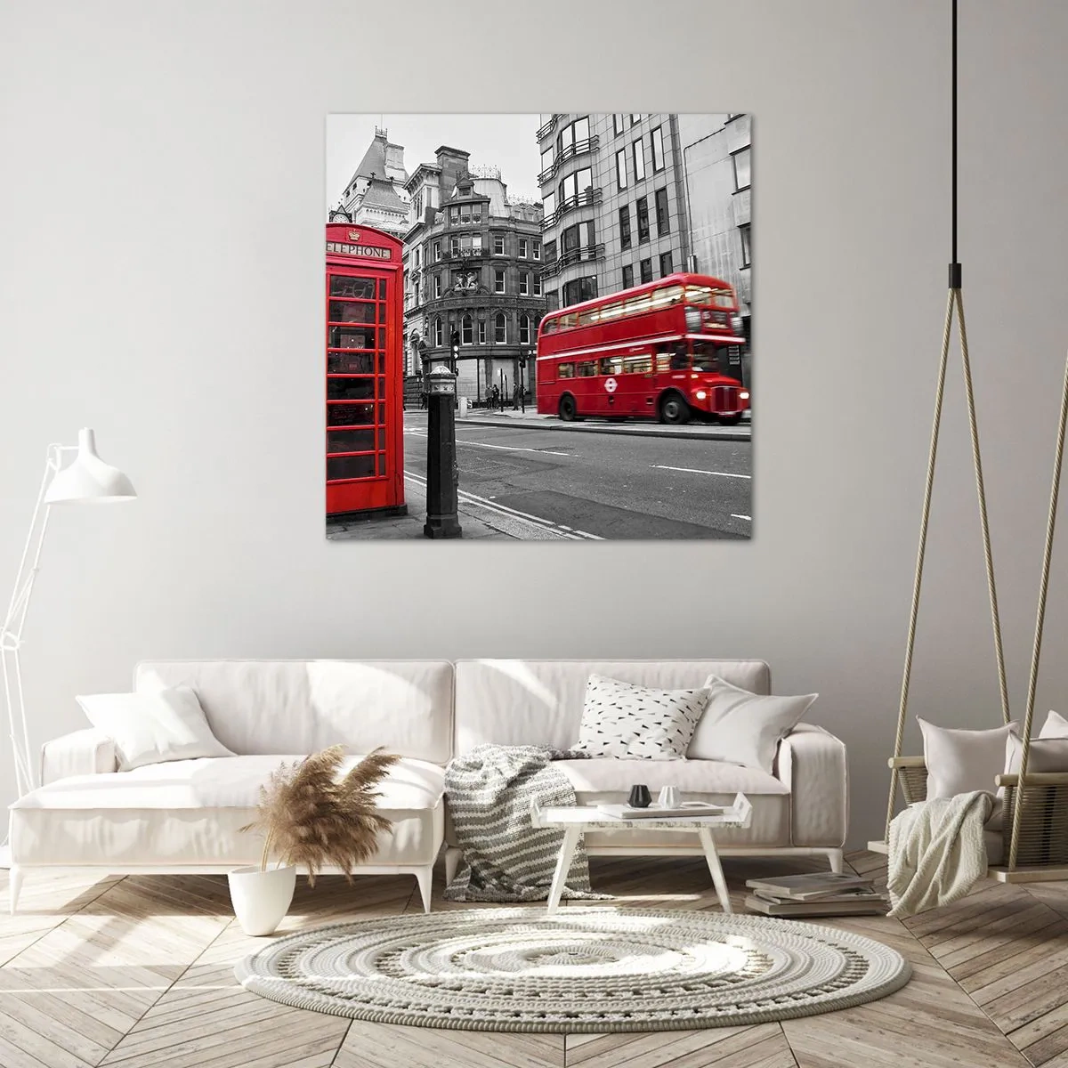 Canvas picture - The Reddest in Europe - 40x40 cm
