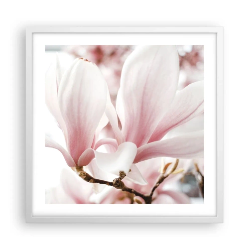 Poster in white frmae - Immensity of Tenderness - 50x50 cm