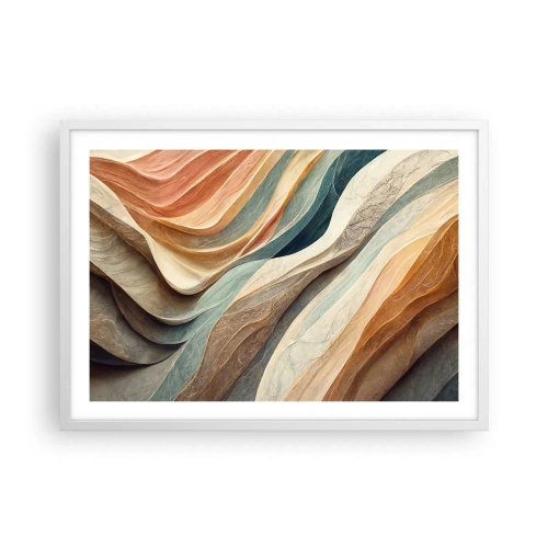 Poster in white frmae - Moment Before Change - 70x50 cm