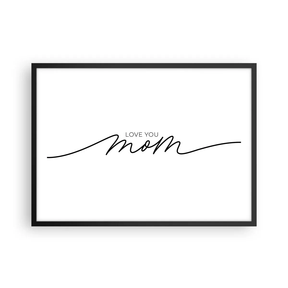 Poster in black frame - Great Emotion - 70x50 cm
