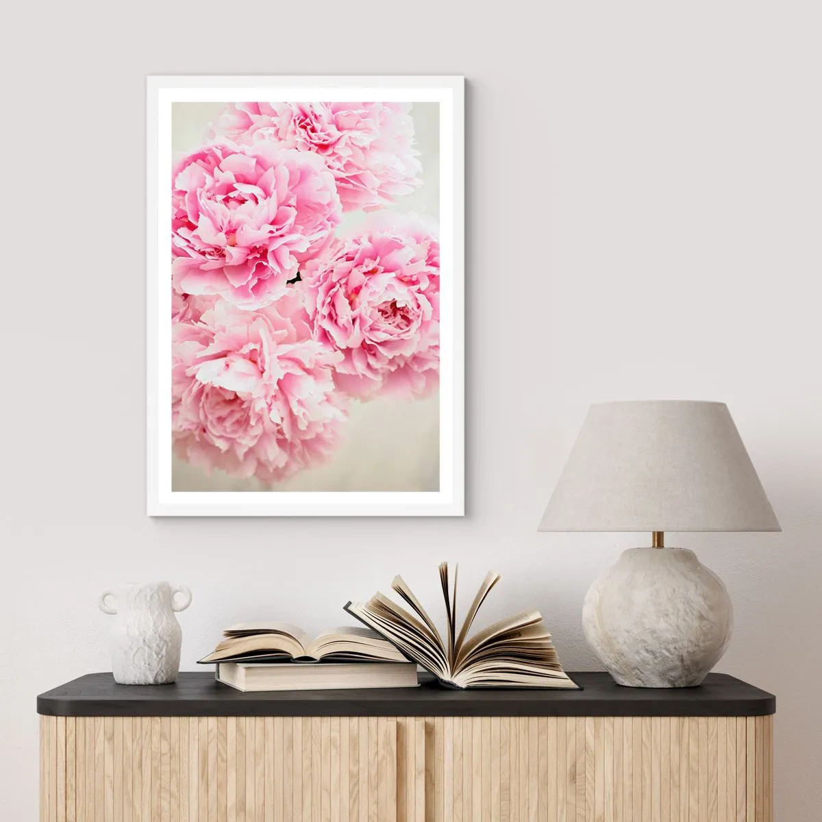 Poster in white frmae - In Pink Splendour - 40x50 cm