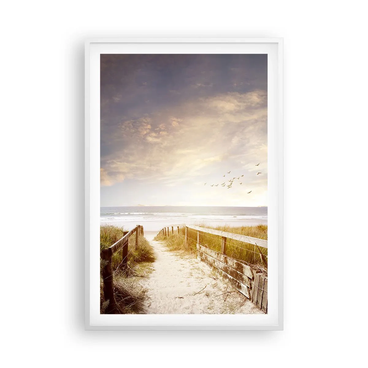 Poster in white frmae - Space of Tranquility - 61x91 cm