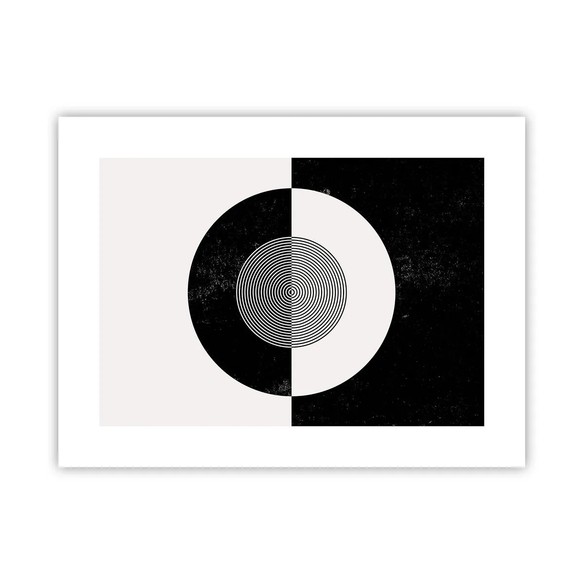 Poster - Harmony in Black and White - 40x30 cm