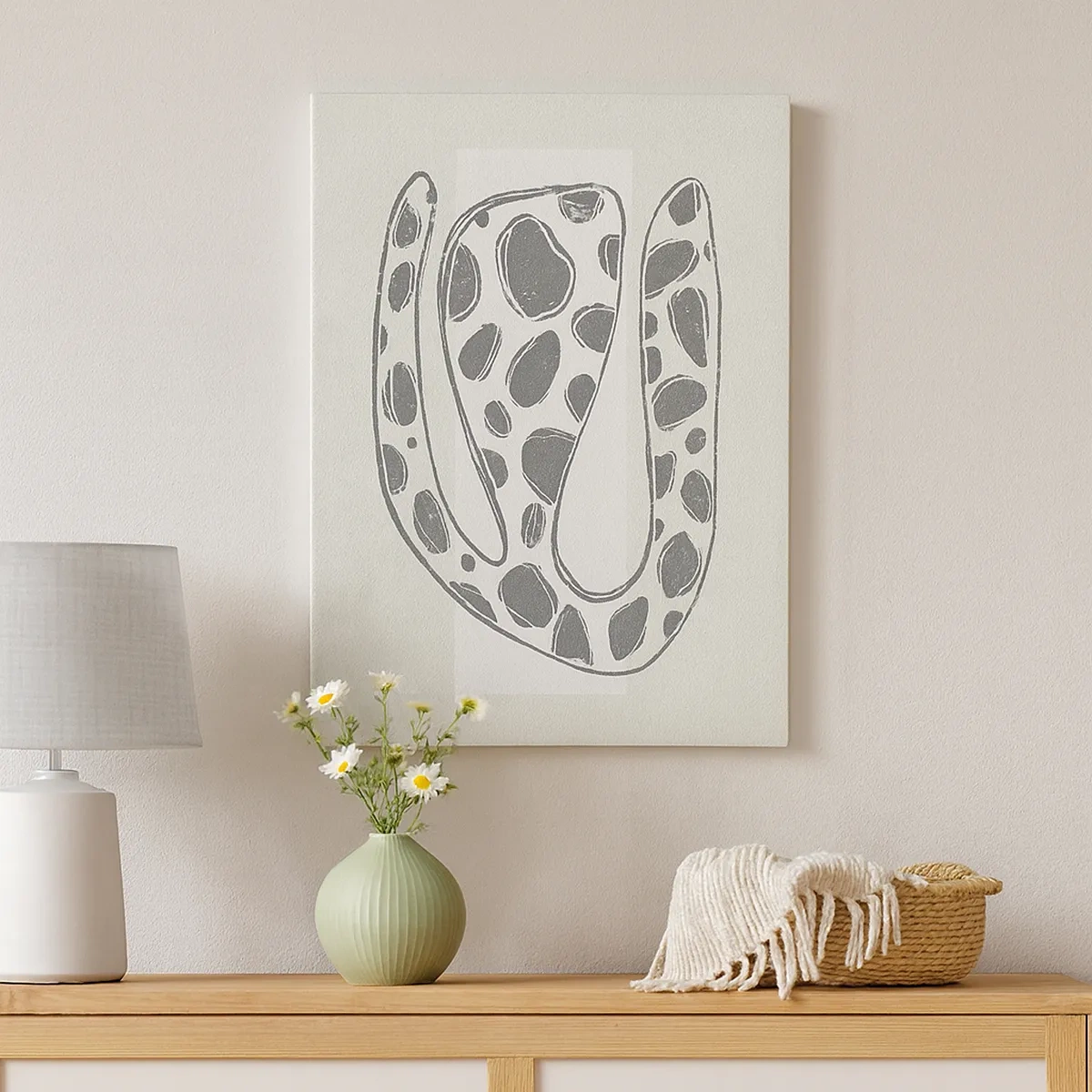 Canvas picture - Curious Creature - 50x70 cm