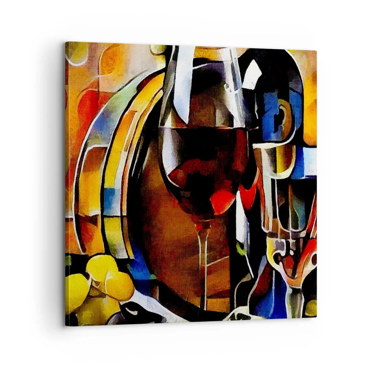 Canvas picture - And The World Fills With Colours - 60x60 cm