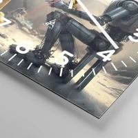 Clock face with numbers