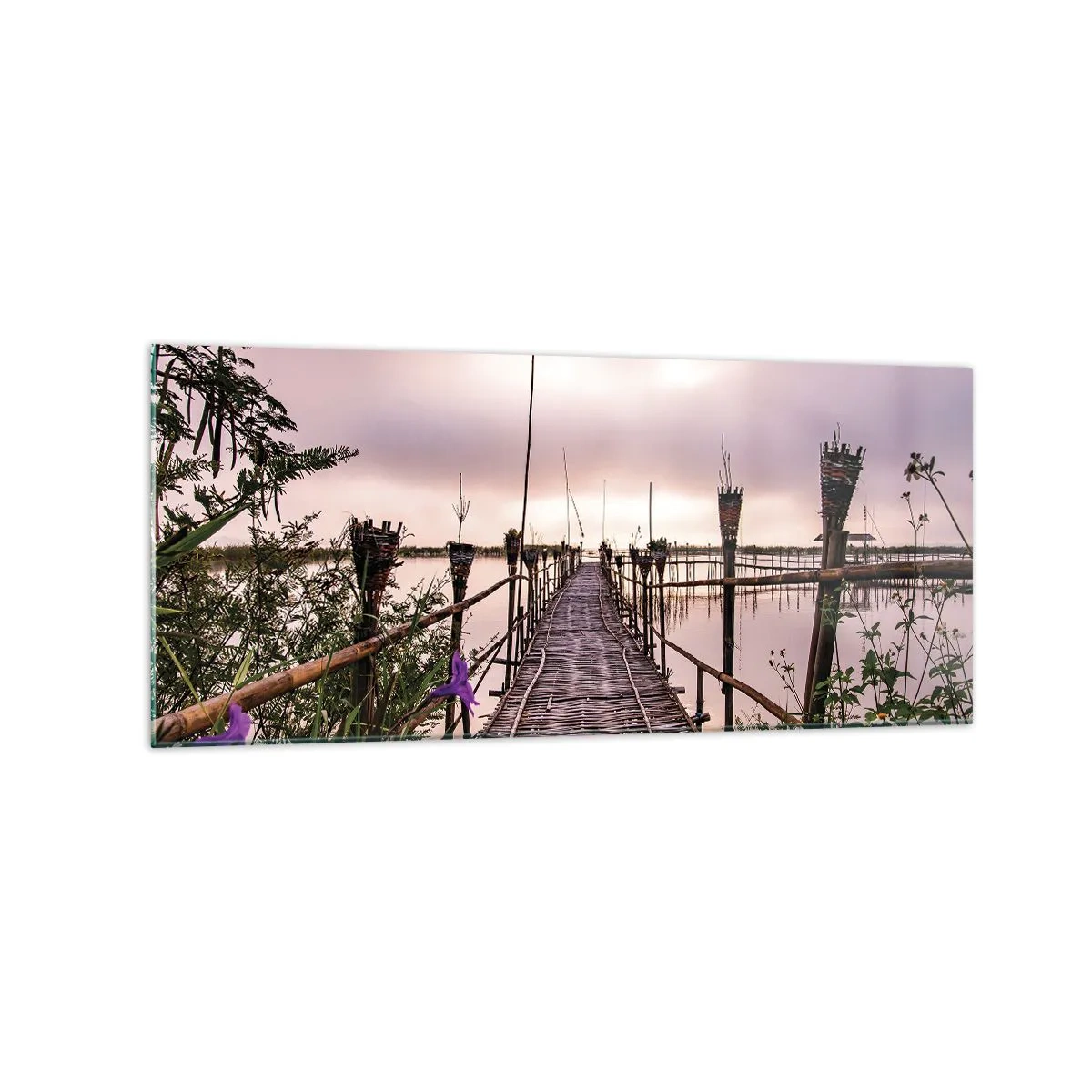 Glass picture - Peace and Quiet of Asia - 120x50 cm