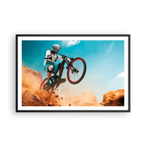 Poster in black frame - Madness on Wheels - 91x61 cm