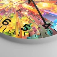 Clock face with numbers
