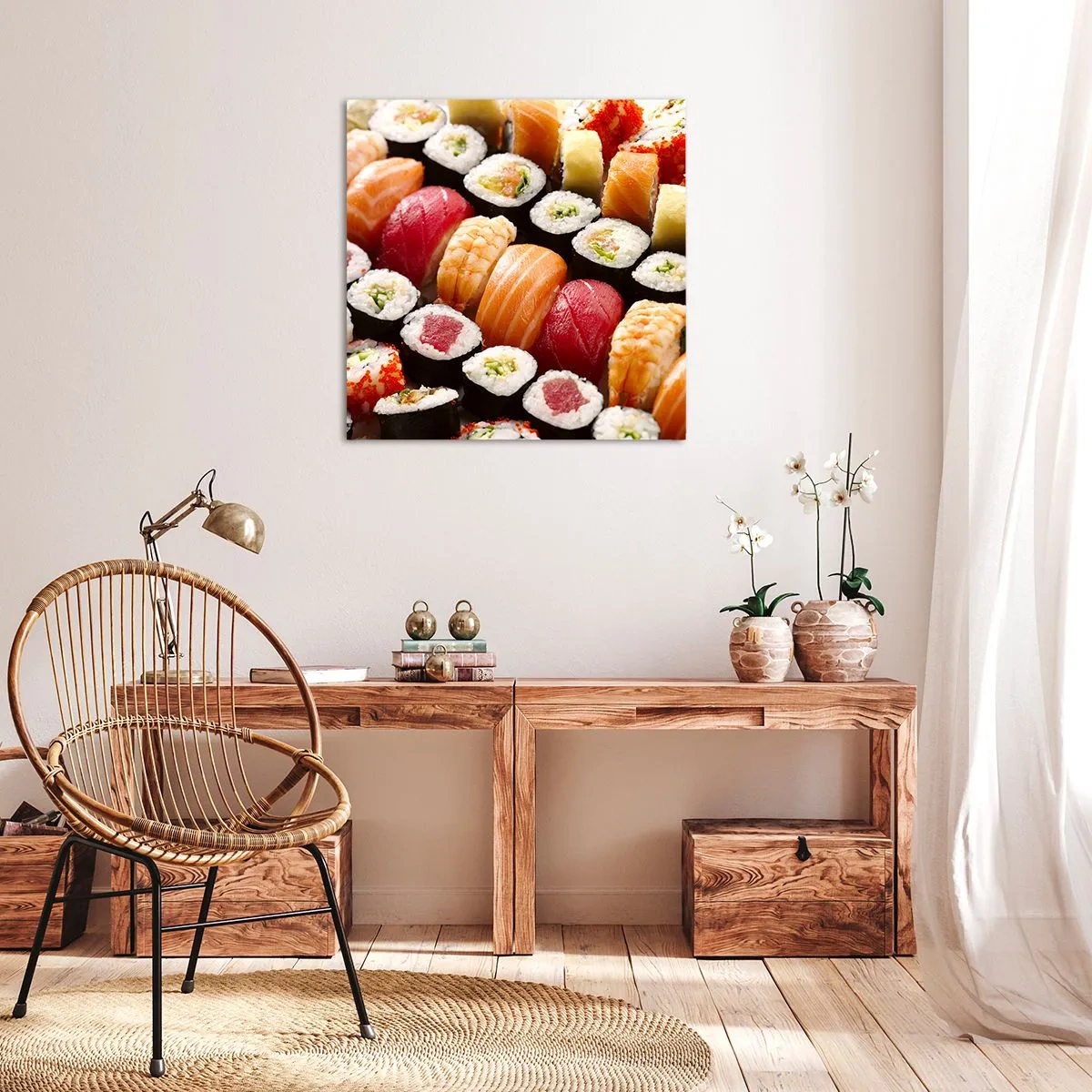 Canvas picture - Colours and Flavours of Asia - 30x30 cm