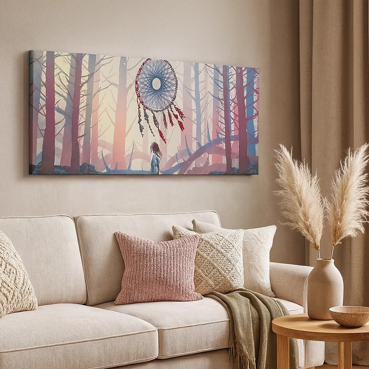 Canvas picture - Mysterious Ritual of Life - 30x30 cm