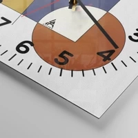 Clock face with numbers