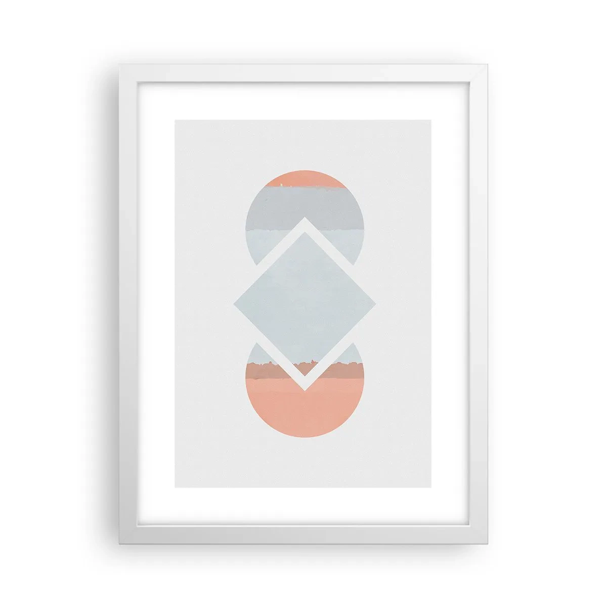 Poster in white frmae - Situation Is Clear - 30x40 cm