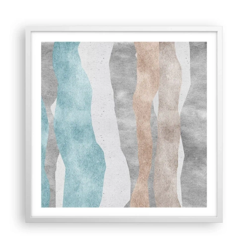 Poster in white frmae - Study of Continuity - 60x60 cm