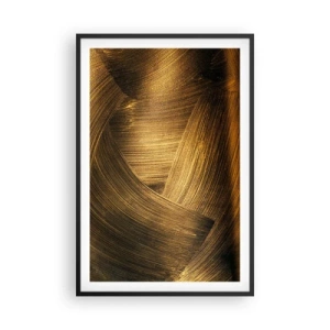 Poster in black frame - In a Golden Labirynth - 61x91 cm