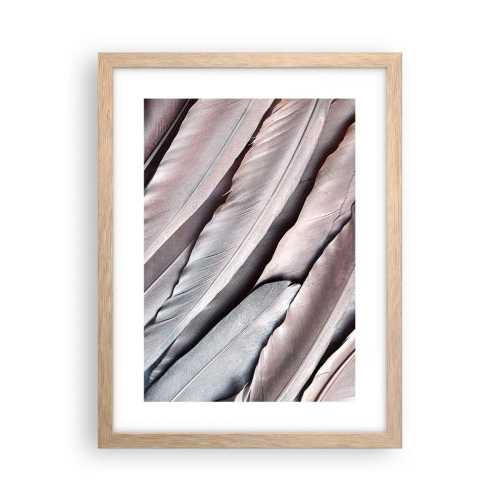 Poster in light oak frame - In Pink Silverness - 30x40 cm