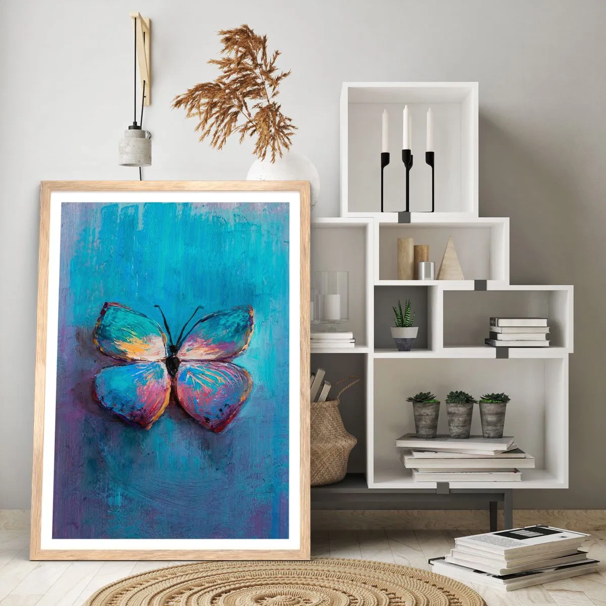 Poster in light oak frame - In Full Splendour - 50x70 cm