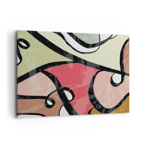 Canvas picture - Pirouettes Among Colours - 100x70 cm