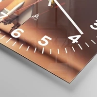 Clock face with numbers