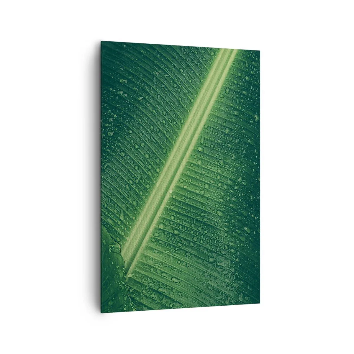 Canvas picture - Structure of Green - 80x120 cm