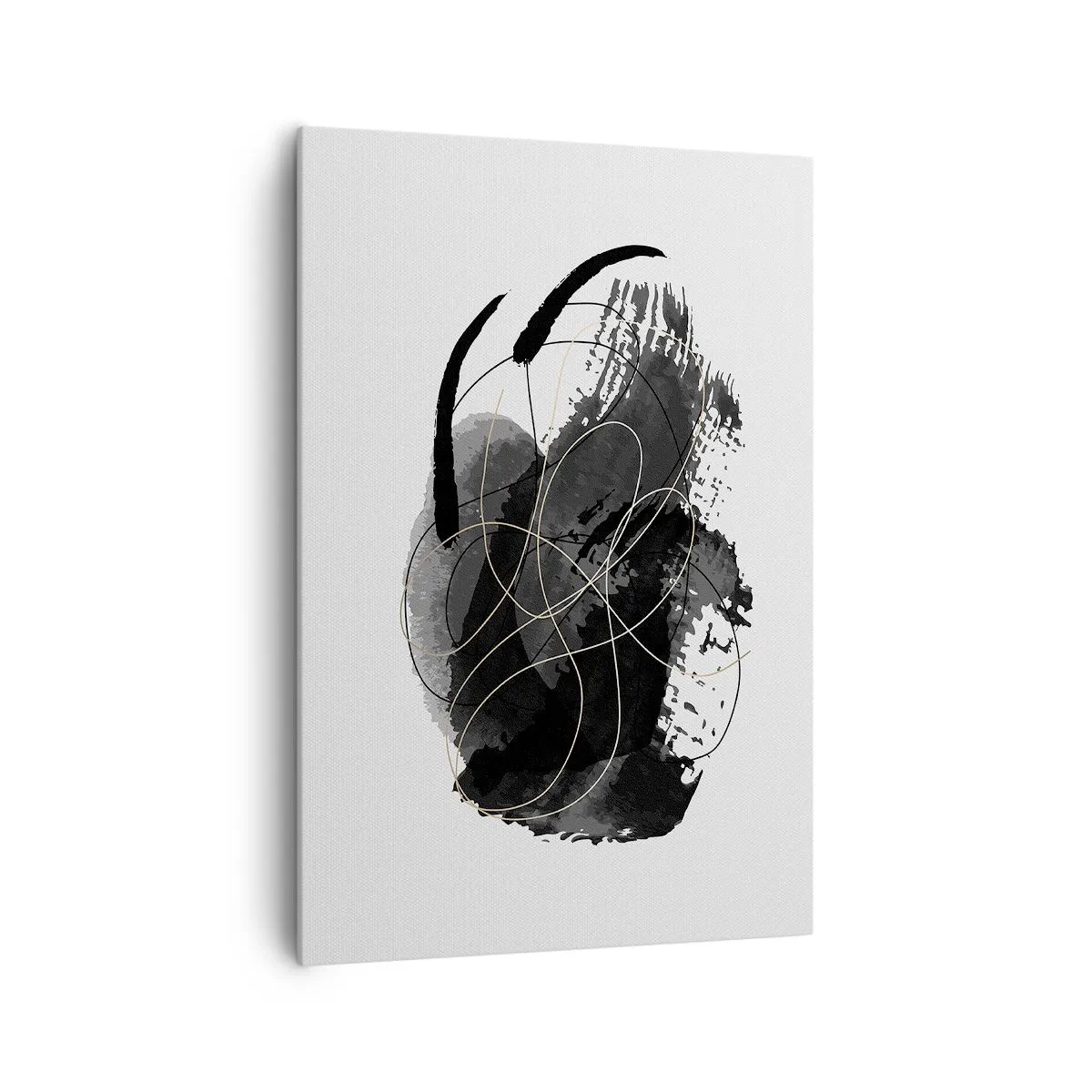 Canvas picture - Made from Black - 70x100 cm