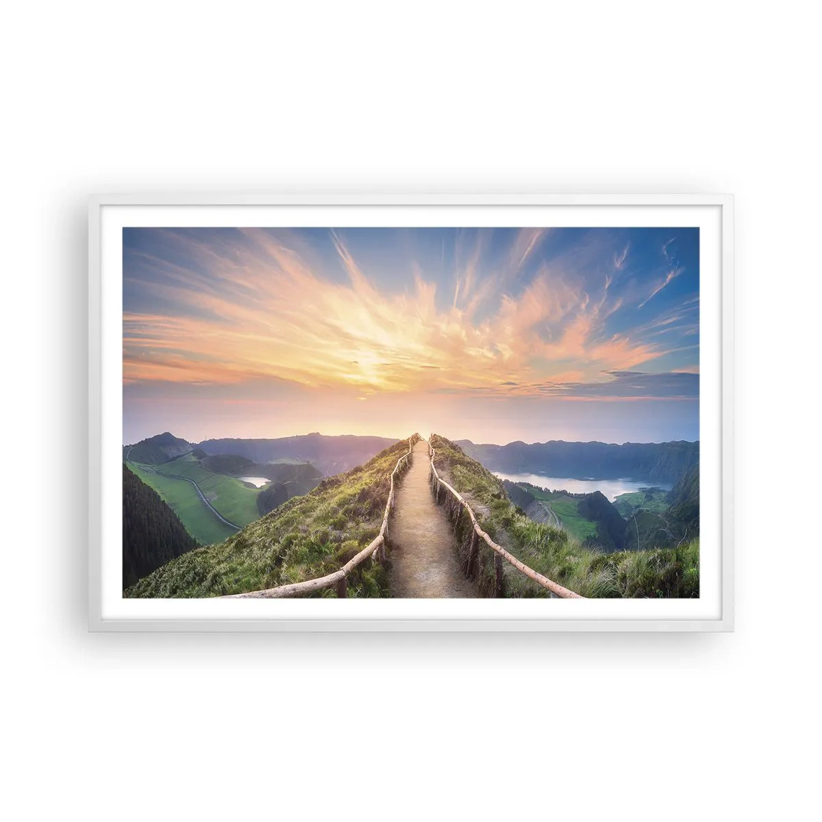 Poster in white frmae - Close to Heaven - 91x61 cm