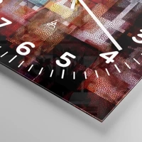 Clock face with numbers