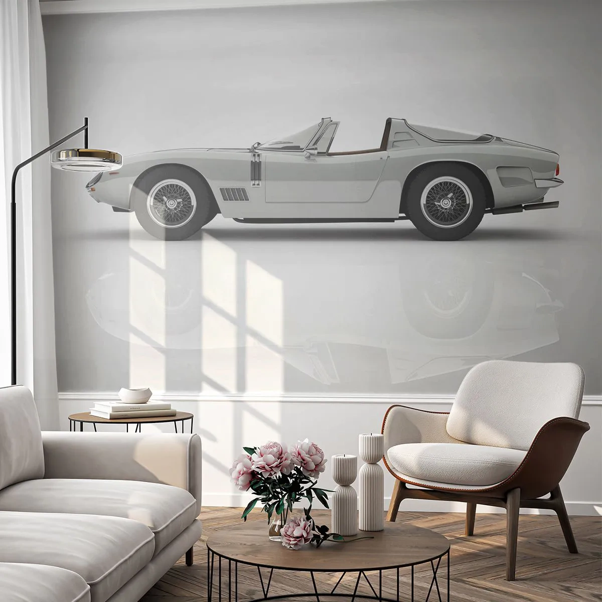 Photo Wallpaper Premium Canvas - Promise of Fun - Sports car, Cabriolet, Automotive - 450x315 cm