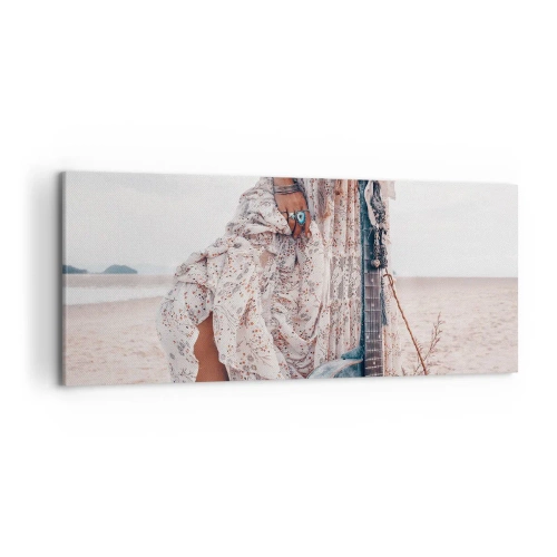 Canvas picture - Flower Chidlren on their Way - 120x50 cm