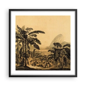 Poster in black frame - In Colonial Character - 50x50 cm
