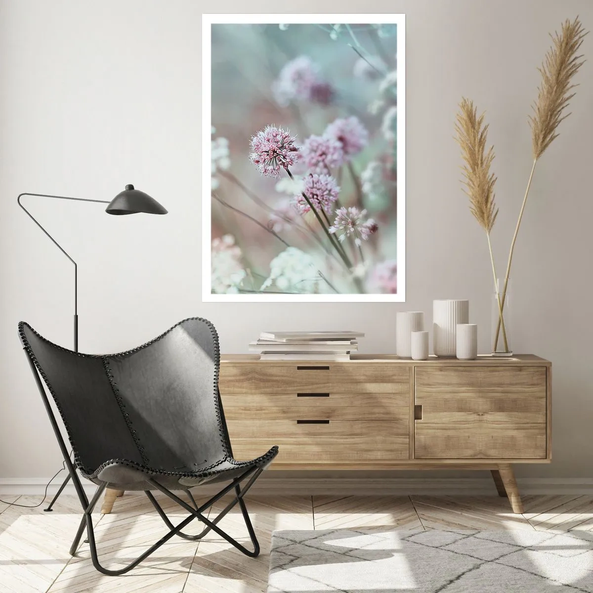 Poster - Sweet Filigrees of Herbs - 40x50 cm