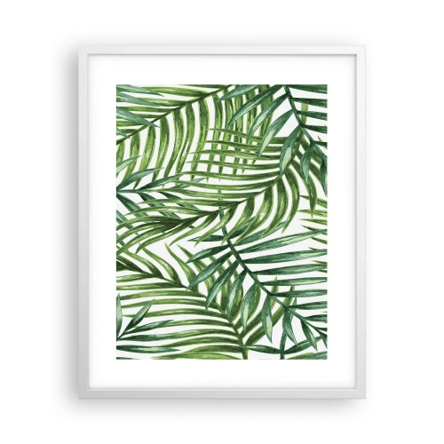 Poster in white frmae - Under the Green Canopy - 40x50 cm