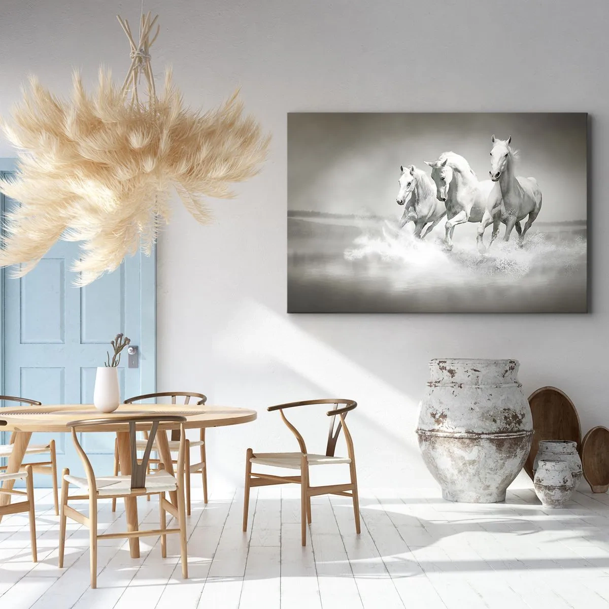 Canvas picture - White Madness - 120x80 cm
