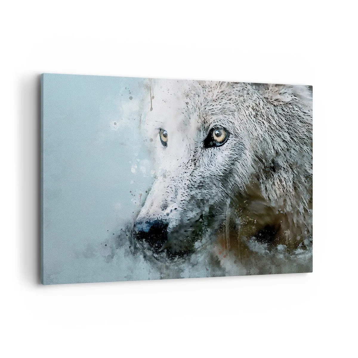 Canvas picture - Meet Wolf Soul - 120x80 cm