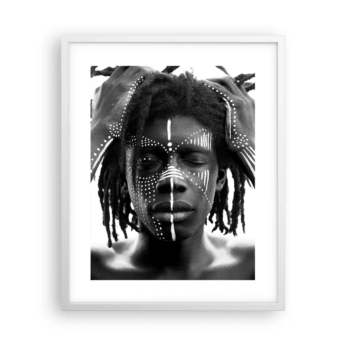 Poster in white frmae - Where Are You? - 40x50 cm