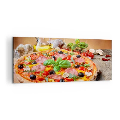 Canvas picture - With a Real Italian Flavouring - 120x50 cm